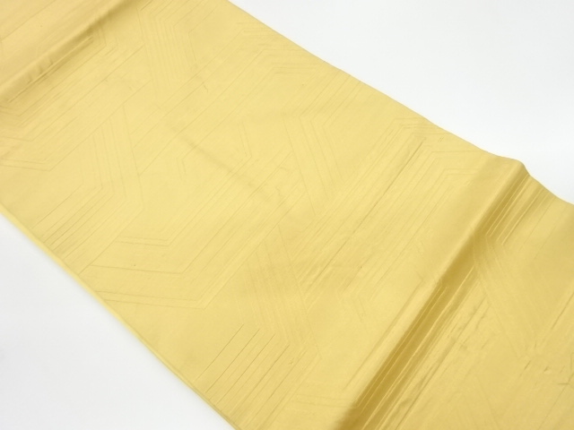 JAPANESE KIMONO / VINTAGE NAGOYA OBI / WOVEN ABSTRACT PATTERN